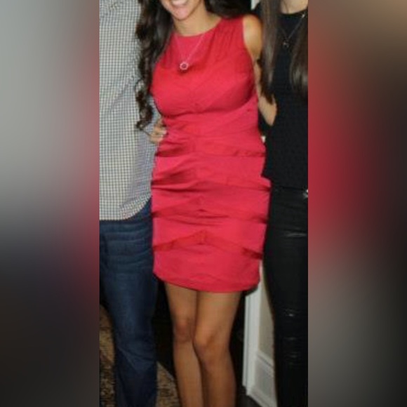 Adrianna Papell Red Dress - Picture 4 of 4